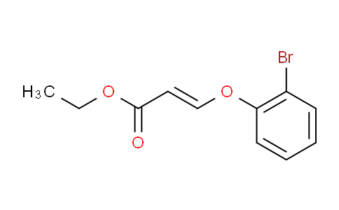 CAS No. 194278-42-7, Ethyl 3-(2-Bromophenoxy)acrylate