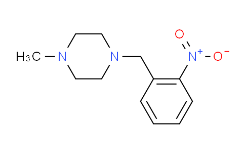 CAS No. 19577-82-3, 1-Methyl-4-(2-nitrobenzyl)piperazine