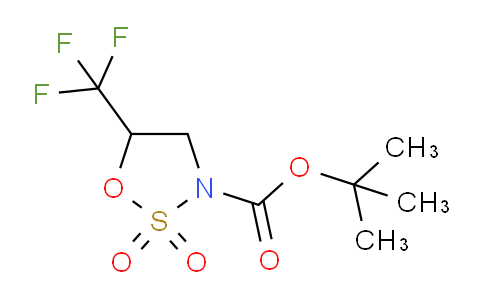 CAS No. 1958100-60-1, tert-Butyl 5-(trifluoromethyl)-1,2,3-oxathiazolidine-3-carboxylate 2,2-dioxide