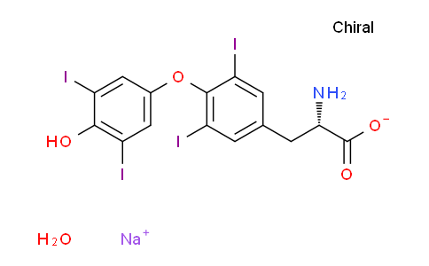 CAS No. 31178-59-3, O-(4-Hydroxy-3,5-diiodophenyl)-3,5-diiodo-L-tyrosine Sodium Salt Hydrate