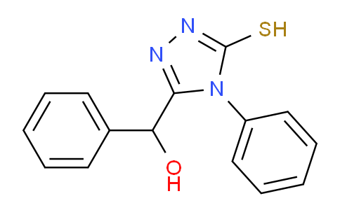 CAS No. 21358-25-8, (5-Mercapto-4-phenyl-4H-1,2,4-triazol-3-yl)(phenyl)methanol