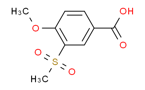 CAS No. 213598-13-1, 4-Methoxy-3-(methylsulfonyl)benzoic Acid