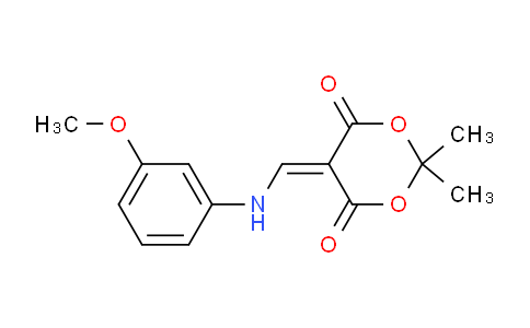 CAS No. 213699-52-6, 5-[(3-Methoxyphenylamino)methylene]-2,2-dimethyl-1,3-dioxane-4,6-dione