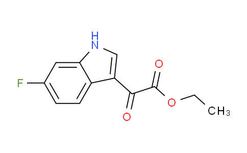 CAS No. 213886-56-7, Ethyl 2-(6-Fluoro-3-indolyl)-2-oxoacetate