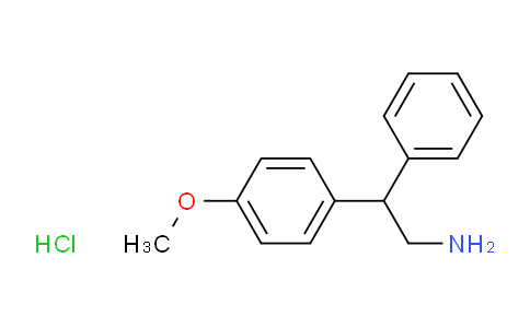 CAS No. 21998-49-2, 2-(4-METHOXYPHENYL)-2-PHENYLETHYLAMINE HCL