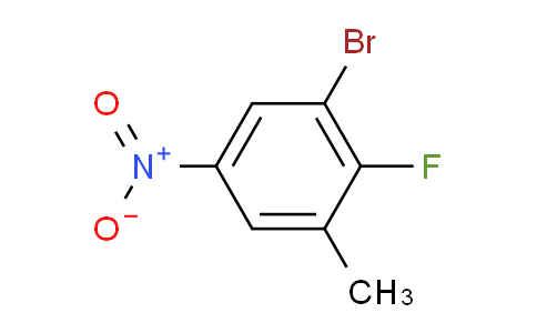 CAS No. 175610-68-1, 1-Bromo-2-fluoro-3-methyl-5-nitrobenzene