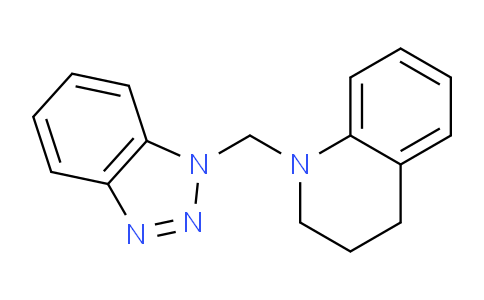 CAS No. 176103-90-5, 1-(1H-1,2,3-Benzotriazol-1-ylmethyl)-1,2,3,4-tetrahydroquinoline