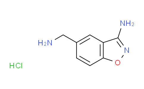 CAS No. 1956317-90-0, 5-(Aminomethyl)benzo[d]isoxazol-3-amine hydrochloride