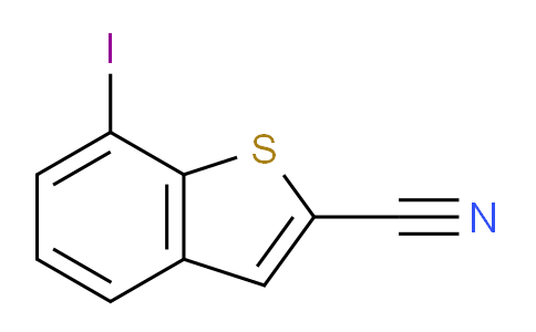 CAS No. 1956324-14-3, 7-Iodobenzo[b]thiophene-2-carbonitrile