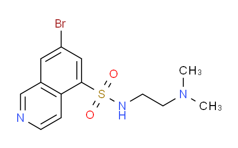 CAS No. 1956327-49-3, 7-Bromo-N-(2-(dimethylamino)ethyl)isoquinoline-5-sulfonamide