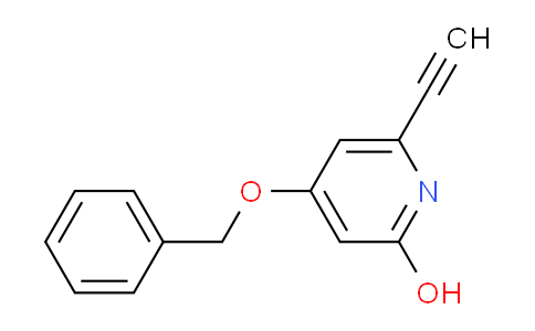 CAS No. 1956328-37-2, 4-(Benzyloxy)-6-ethynylpyridin-2-ol