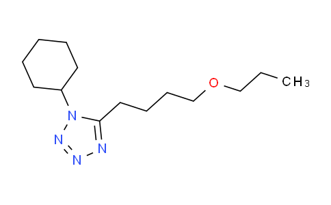 CAS No. 1956331-32-0, 1-Cyclohexyl-5-(4-propoxybutyl)-1H-tetrazole