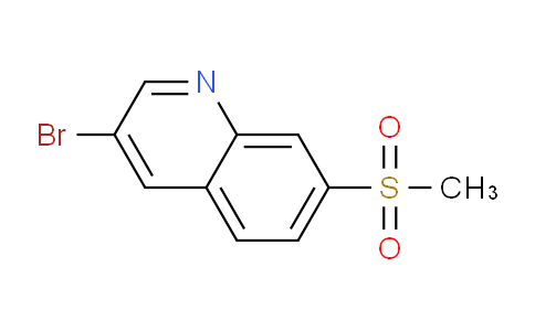 CAS No. 1956331-49-9, 3-Bromo-7-(methylsulfonyl)quinoline