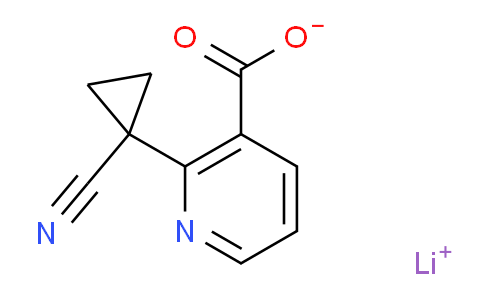 CAS No. 1956332-12-9, Lithium 2-(1-cyanocyclopropyl)nicotinate