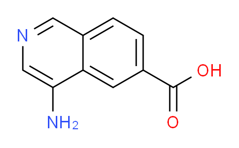 CAS No. 1956332-68-5, 4-Aminoisoquinoline-6-carboxylic acid