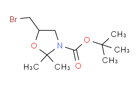 CAS No. 1956365-26-6, tert-Butyl 5-(bromomethyl)-2,2-dimethyloxazolidine-3-carboxylate