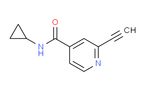 CAS No. 1956370-83-4, N-Cyclopropyl-2-ethynylisonicotinamide