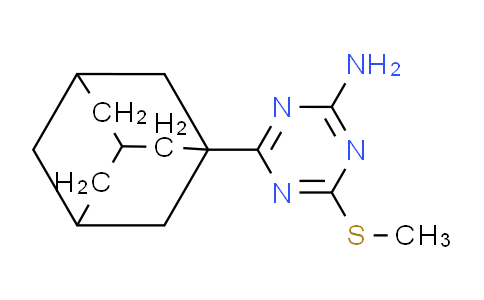 CAS No. 175204-72-5, 4-(Adamantan-1-yl)-6-(methylthio)-1,3,5-triazin-2-amine