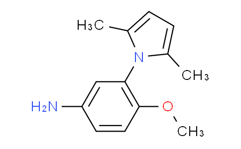 CAS No. 313701-97-2, 3-(2,5-Dimethyl-1H-pyrrol-1-yl)-4-methoxyaniline