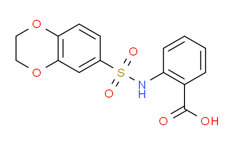 MC812040 | 314260-32-7 | 2-(2,3-Dihydrobenzo[b][1,4]dioxine-6-sulfonamido)benzoic acid