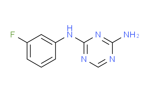 CAS No. 19079-38-0, N2-(3-Fluorophenyl)-1,3,5-triazine-2,4-diamine