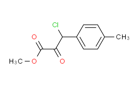 CAS No. 191152-70-2, Methyl 3-chloro-2-oxo-3-(p-tolyl)propanoate