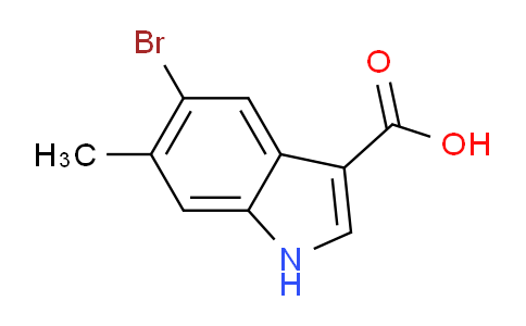 CAS No. 1360928-54-6, 5-Bromo-6-methylindole-3-carboxylic Acid