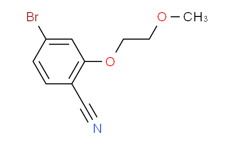CAS No. 1364487-15-9, 4-Bromo-2-(2-methoxyethoxy)benzonitrile