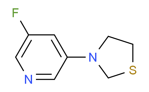 CAS No. 1774894-69-7, 3-(5-Fluoropyridin-3-yl)thiazolidine