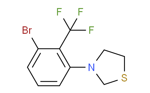 CAS No. 1774895-27-0, 3-(3-Bromo-2-(trifluoromethyl)phenyl)thiazolidine