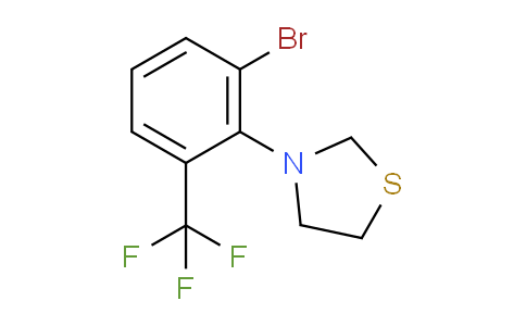 CAS No. 1774895-77-0, 3-(2-Bromo-6-(trifluoromethyl)phenyl)thiazolidine