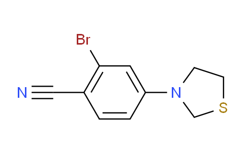CAS No. 1774896-22-8, 2-Bromo-4-(thiazolidin-3-yl)benzonitrile