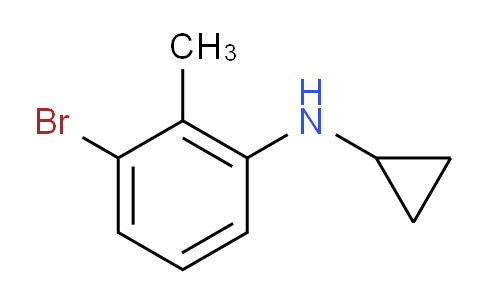 CAS No. 245765-58-6, 3-Bromo-N-cyclopropyl-2-methylaniline