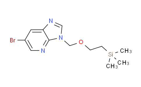 CAS No. 246223-97-2, 6-Bromo-3-[[2-(trimethylsilyl)ethoxy]methyl]-3H-imidazo[4,5-b]pyridine