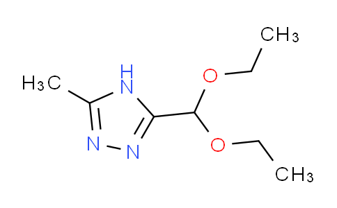 CAS No. 31705-82-5, 3-(Diethoxymethyl)-5-methyl-4H-1,2,4-triazole