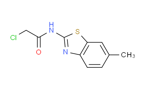 CAS No. 3174-15-0, 2-Chloro-N-(6-methylbenzo[d]thiazol-2-yl)acetamide