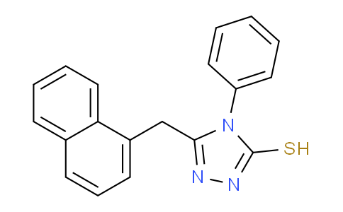CAS No. 31803-12-0, 5-(Naphthalen-1-ylmethyl)-4-phenyl-4H-1,2,4-triazole-3-thiol