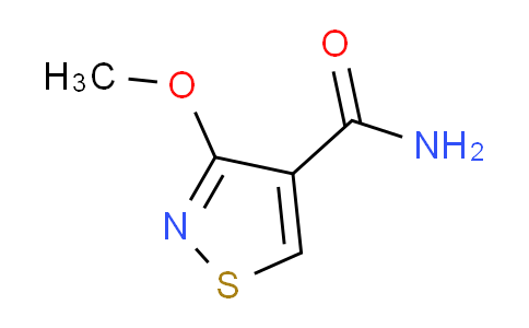 CAS No. 31815-42-6, 3-Methoxyisothiazole-4-carboxamide