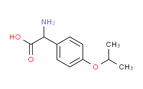 CAS No. 318270-09-6, 2-Amino-2-(4-isopropoxyphenyl)acetic Acid