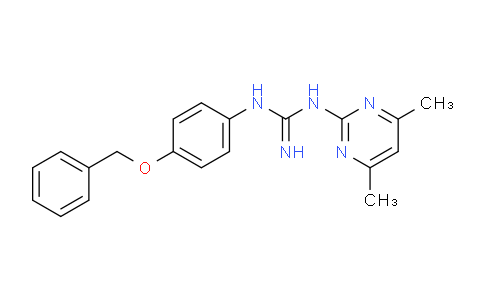 CAS No. 351337-22-9, 1-(4-(Benzyloxy)phenyl)-3-(4,6-dimethylpyrimidin-2-yl)guanidine