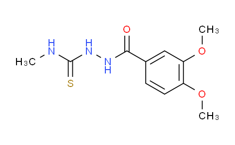 CAS No. 298217-87-5, 2-(3,4-Dimethoxybenzoyl)-N-methylhydrazinecarbothioamide