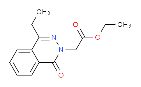 CAS No. 298682-25-4, Ethyl 2-(4-ethyl-1-oxophthalazin-2(1H)-yl)acetate