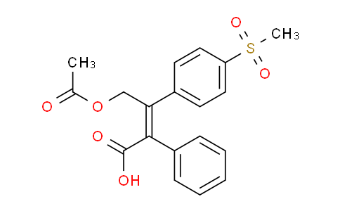 CAS No. 179174-79-9, (Z)-4-Acetoxy-3-(4-(methylsulfonyl) phenyl)-2-phenylbut-2-enoic acid