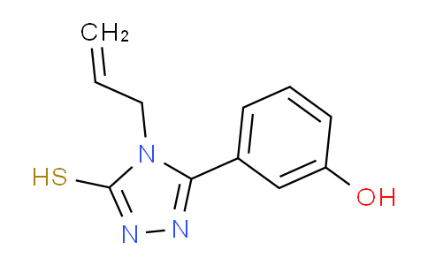 CAS No. 26028-74-0, 3-(4-Allyl-5-mercapto-4H-1,2,4-triazol-3-yl)phenol