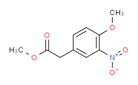 CAS No. 34837-88-2, Methyl 2-(4-methoxy-3-nitrophenyl)acetate