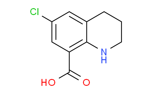 CAS No. 34849-21-3, 6-Chloro-1,2,3,4-tetrahydroquinoline-8-carboxylic acid