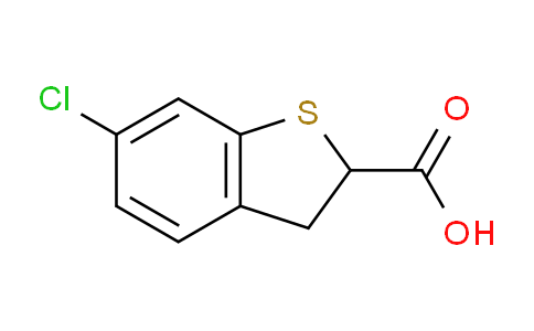 CAS No. 26018-74-6, 6-Chloro-2,3-dihydrobenzo[b]thiophene-2-carboxylic acid