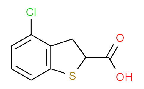 CAS No. 26018-76-8, 4-Chloro-2,3-dihydrobenzo[b]thiophene-2-carboxylic acid