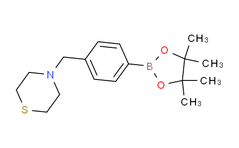 CAS No. 2096330-90-2, 4-((Thiomorpholino)methyl)phenylboronic acid pinacol ester