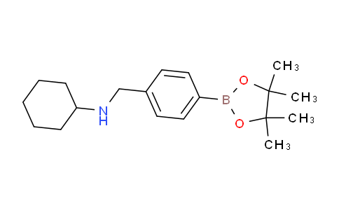 CAS No. 2096339-32-9, 4-(Cyclohexyl)aminomethylphenylboronic acid pinacol ester